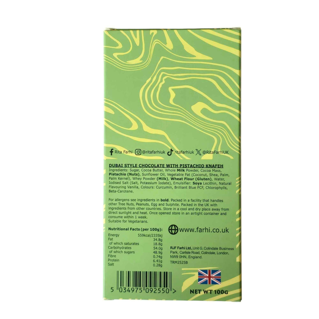 Dubai Chocolate Bar, 100g