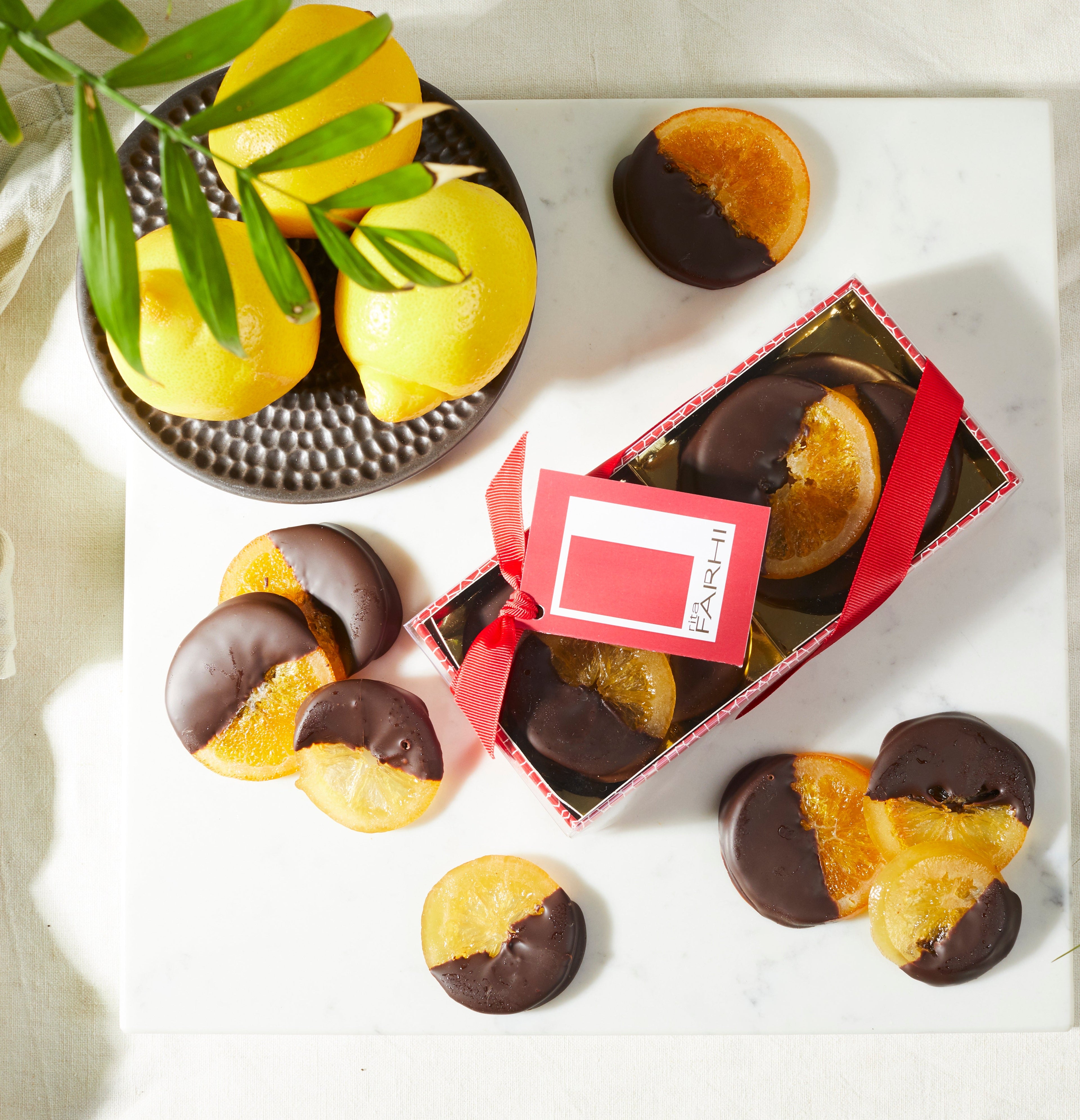 Belgian Dark Chocolate Dipped Candied Orange and Lemon Slices, 188g-4