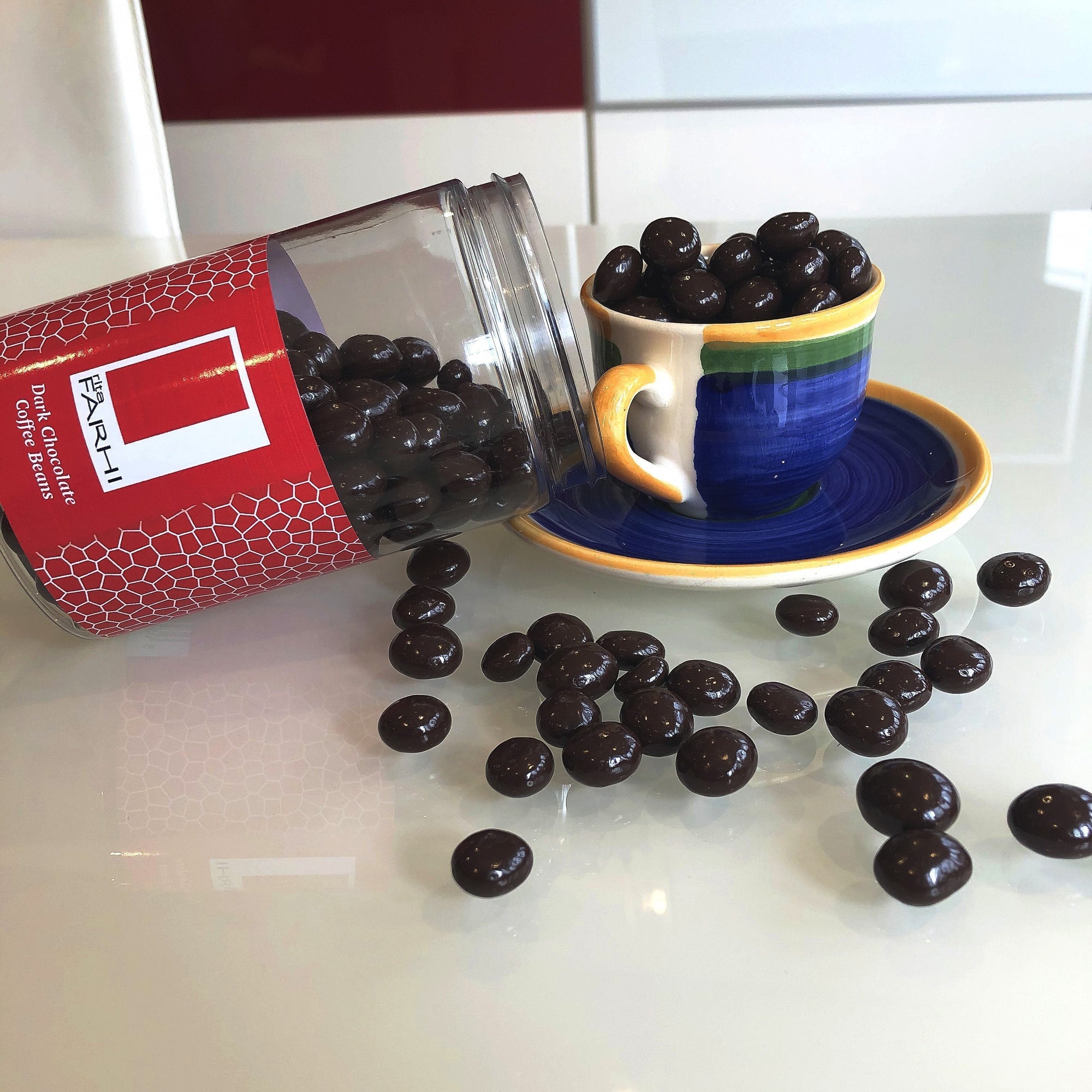 Dark Chocolate Coated Roasted Coffee Beans, Palm Oil Free, 290g-1