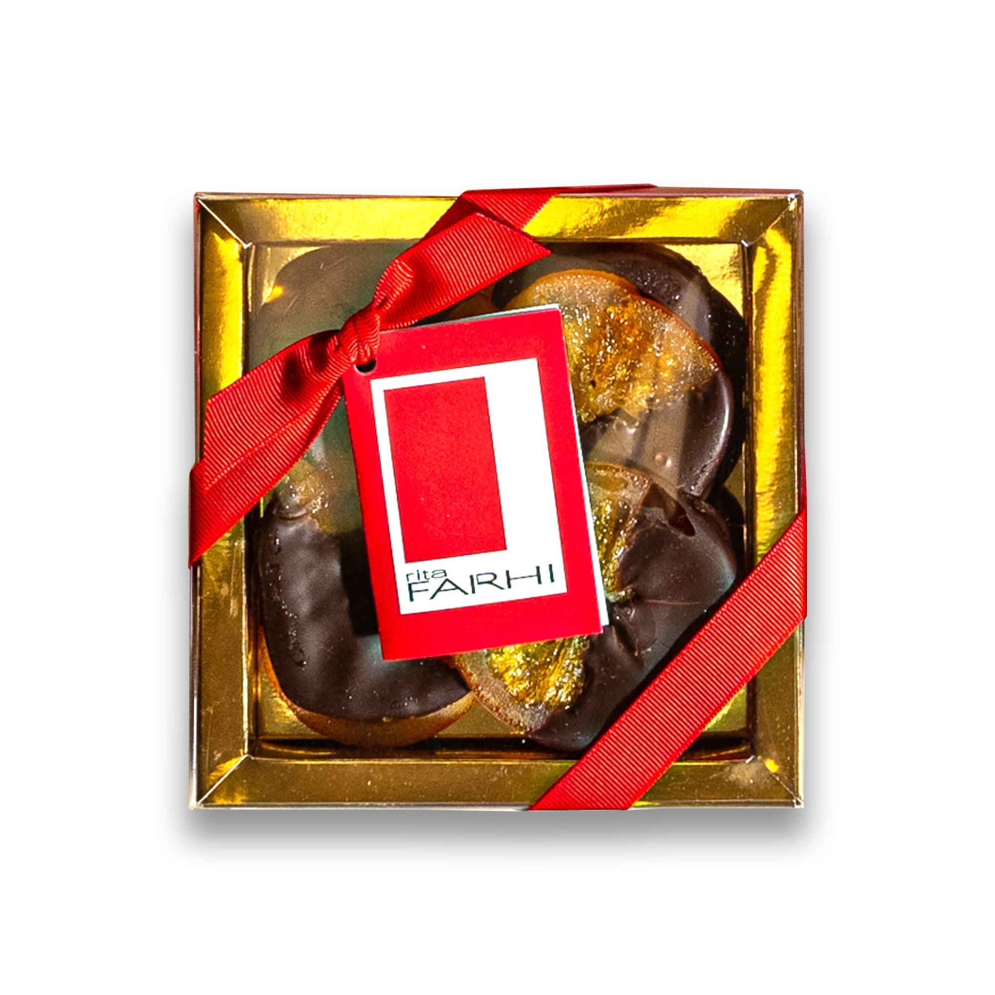 Belgian Dark Chocolate Dipped Candied Orange  Slices, 200g