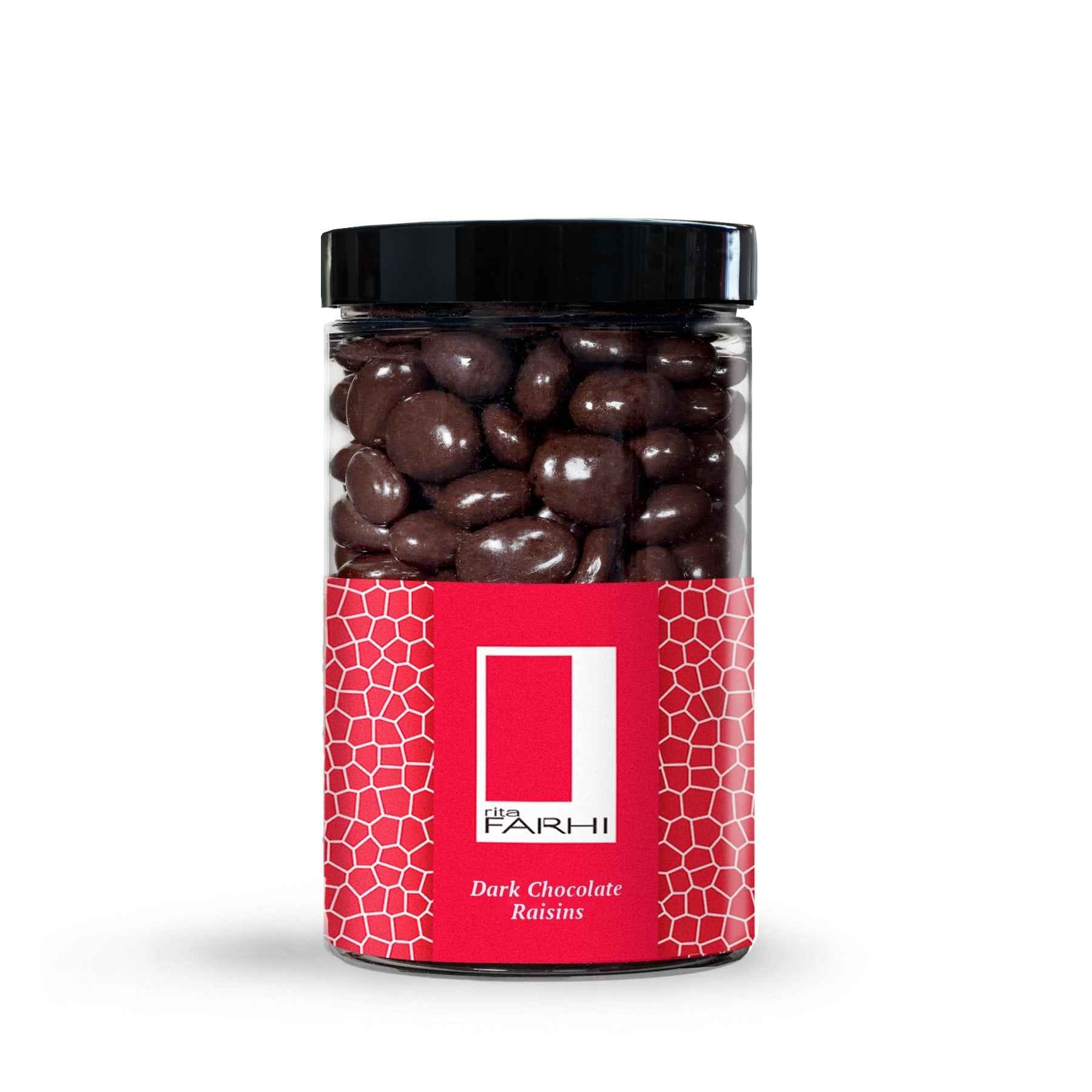 Dark Chocolate Coated Jumbo Raisins, Palm Oil Free, 350g