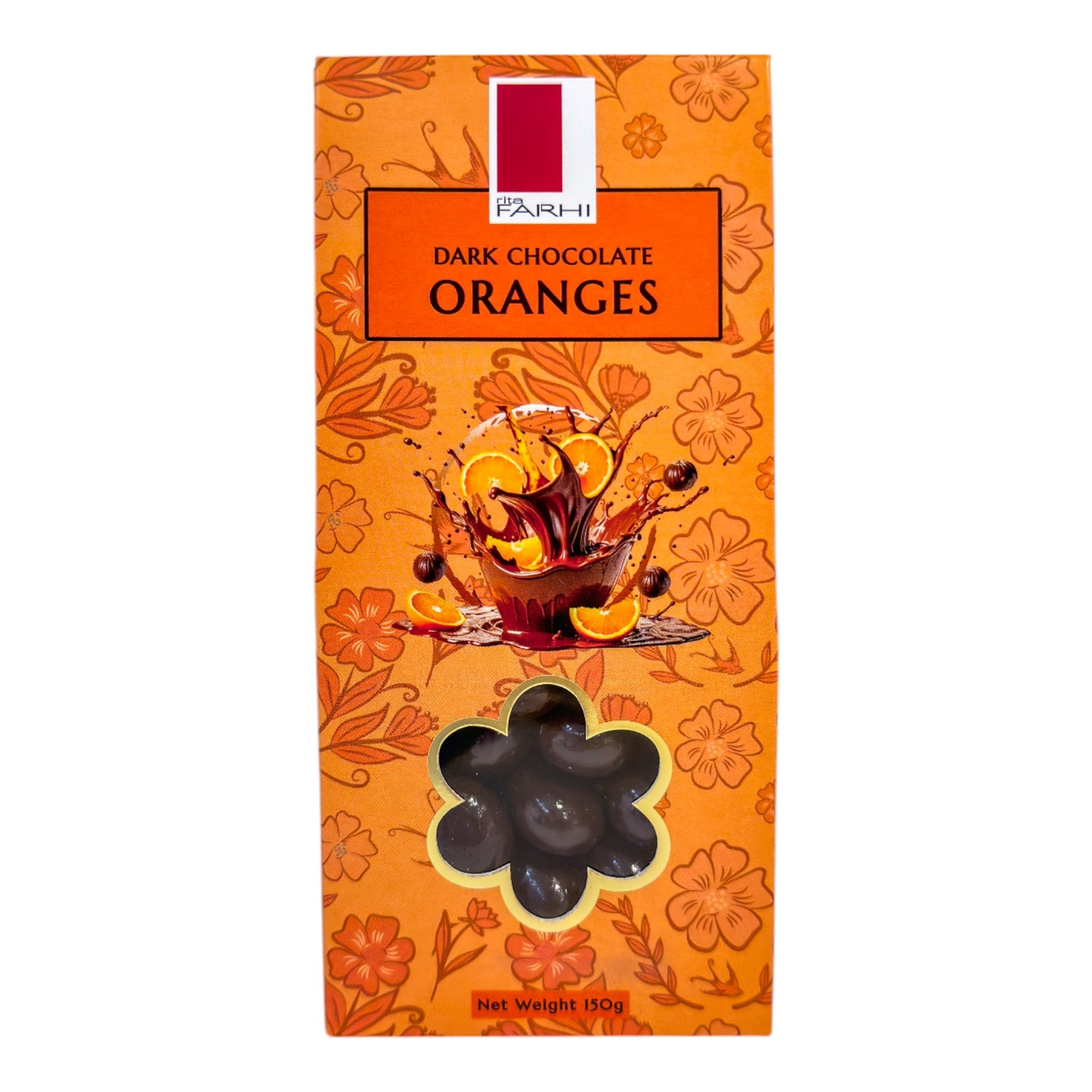 Dark Chocolate Oranges, Palm Oil Free, 150g-0