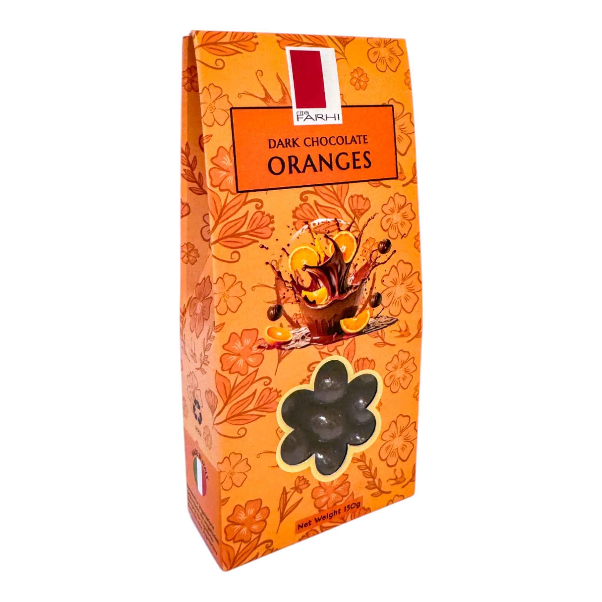 Dark Chocolate Oranges, Palm Oil Free, 150g (Pack of 3)