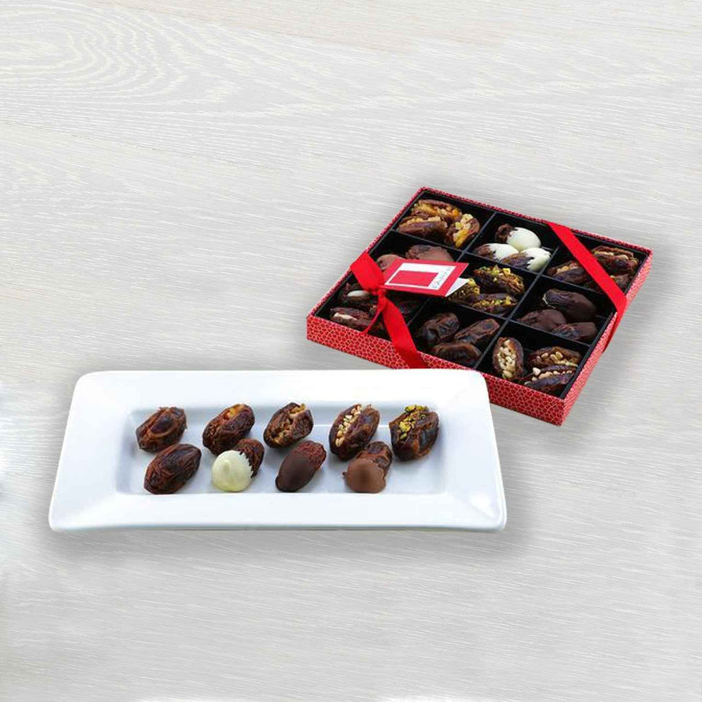 Luxury Chocolate Dipped & Assorted Fruit and Nut Stuffed Date Selection, 720g
