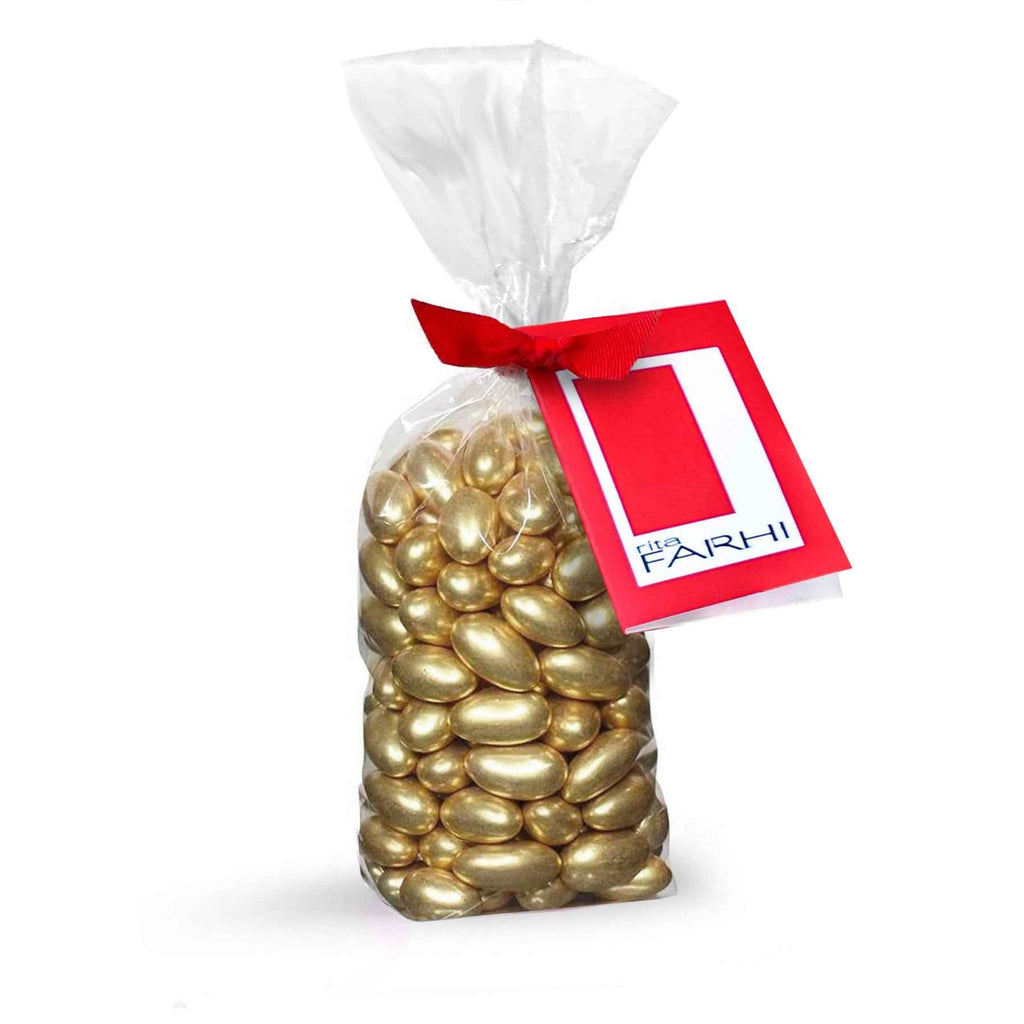 Gold Sugared Almonds, 500g