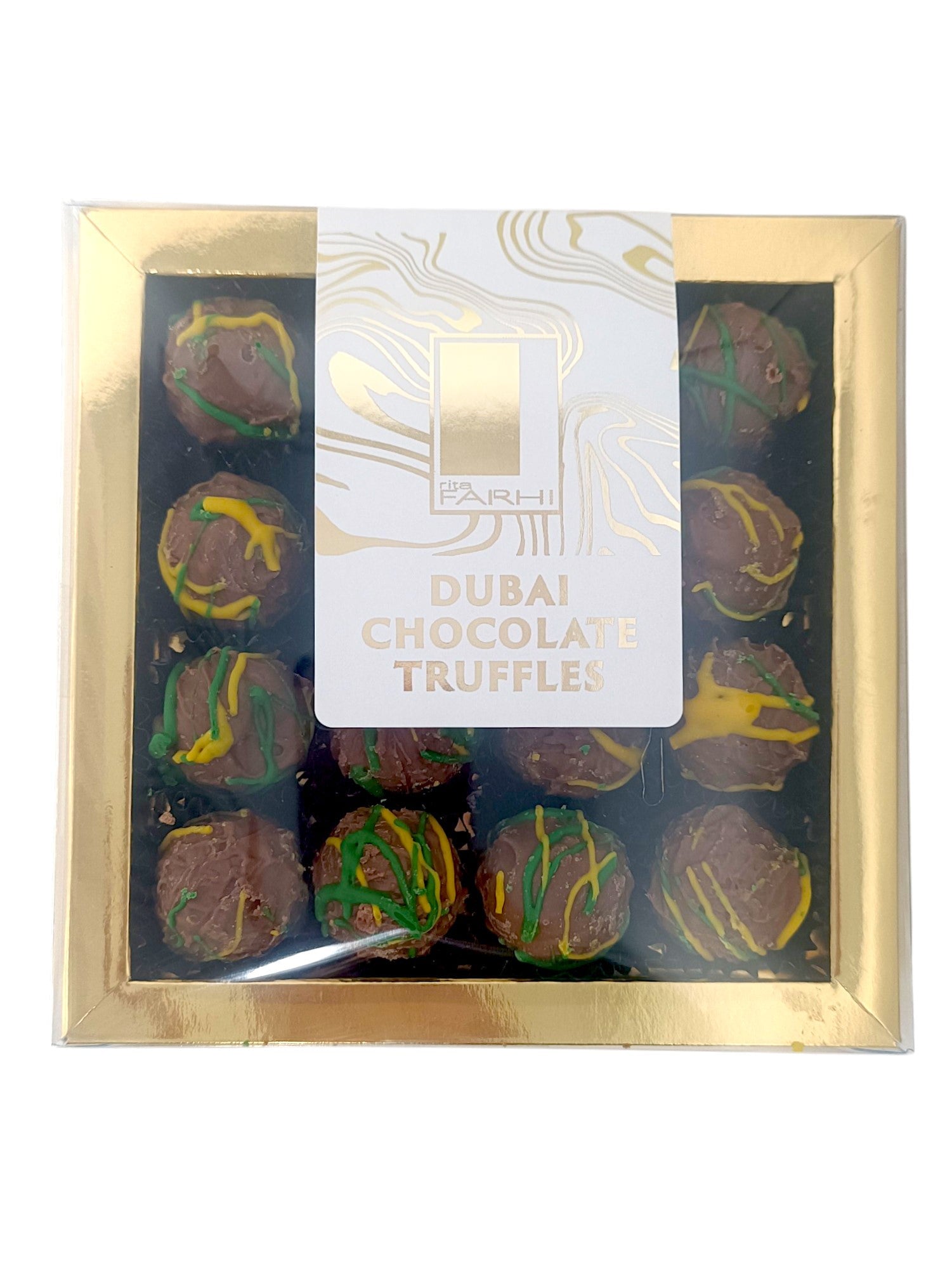 Dubai Chocolate Truffles in Luxury Gift Box, 144g-0
