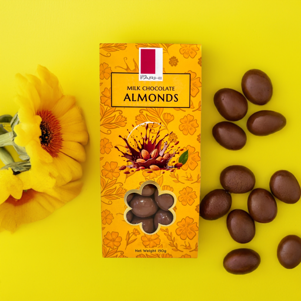 Milk Chocolate Almonds, Palm Oil Free, 150g (Pack of 3)