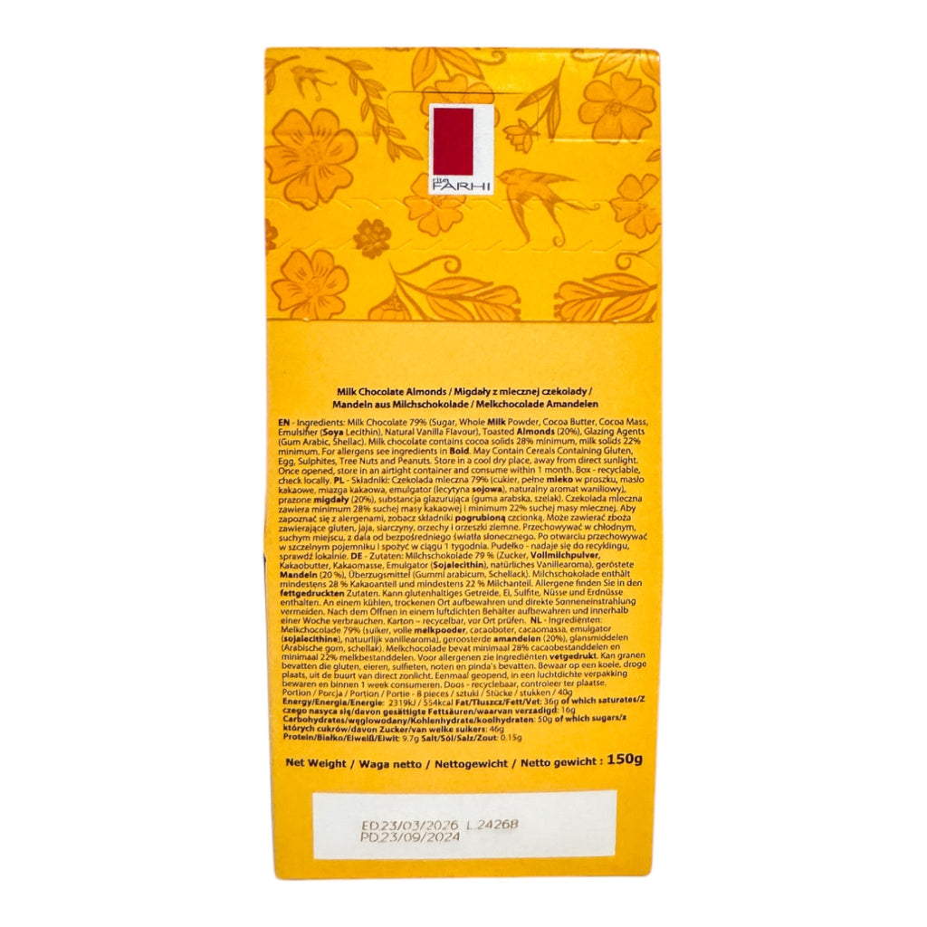 Milk Chocolate Almonds, Palm Oil Free, 150g-2