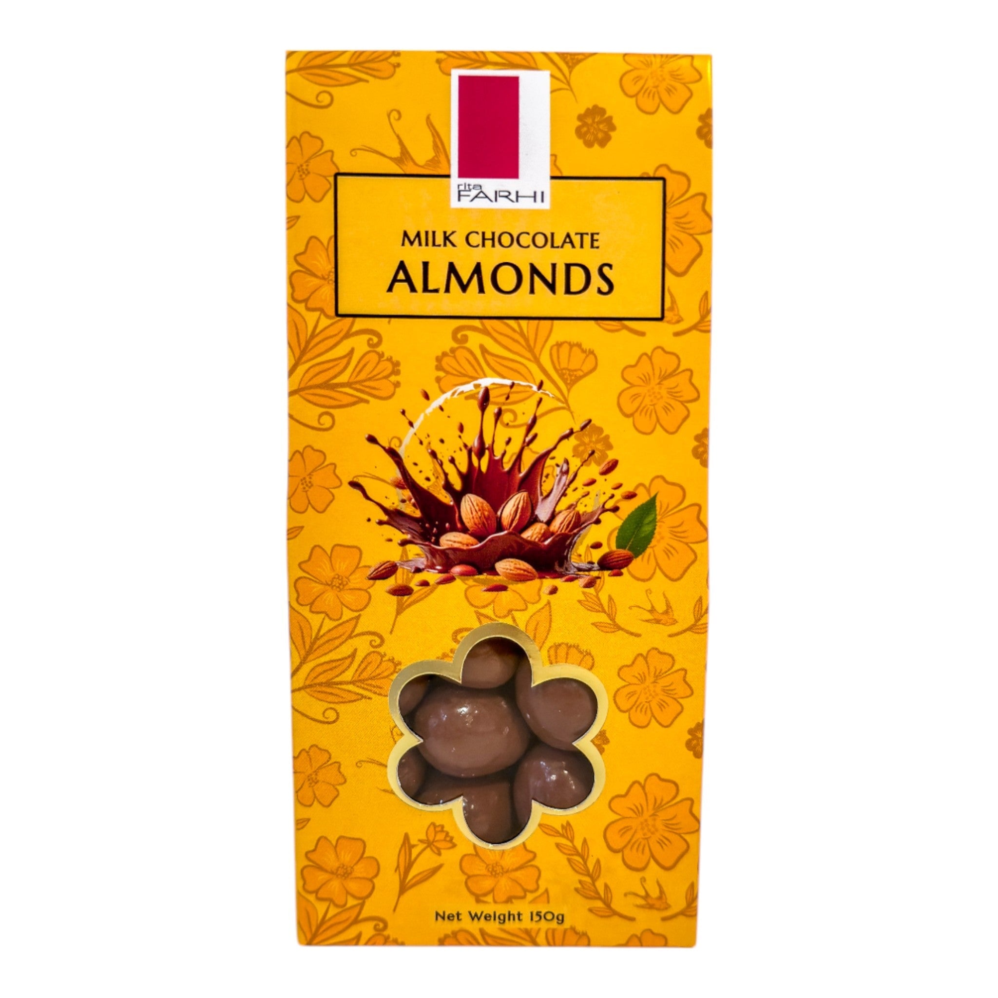 Milk Chocolate Almonds, Palm Oil Free, 150g-0