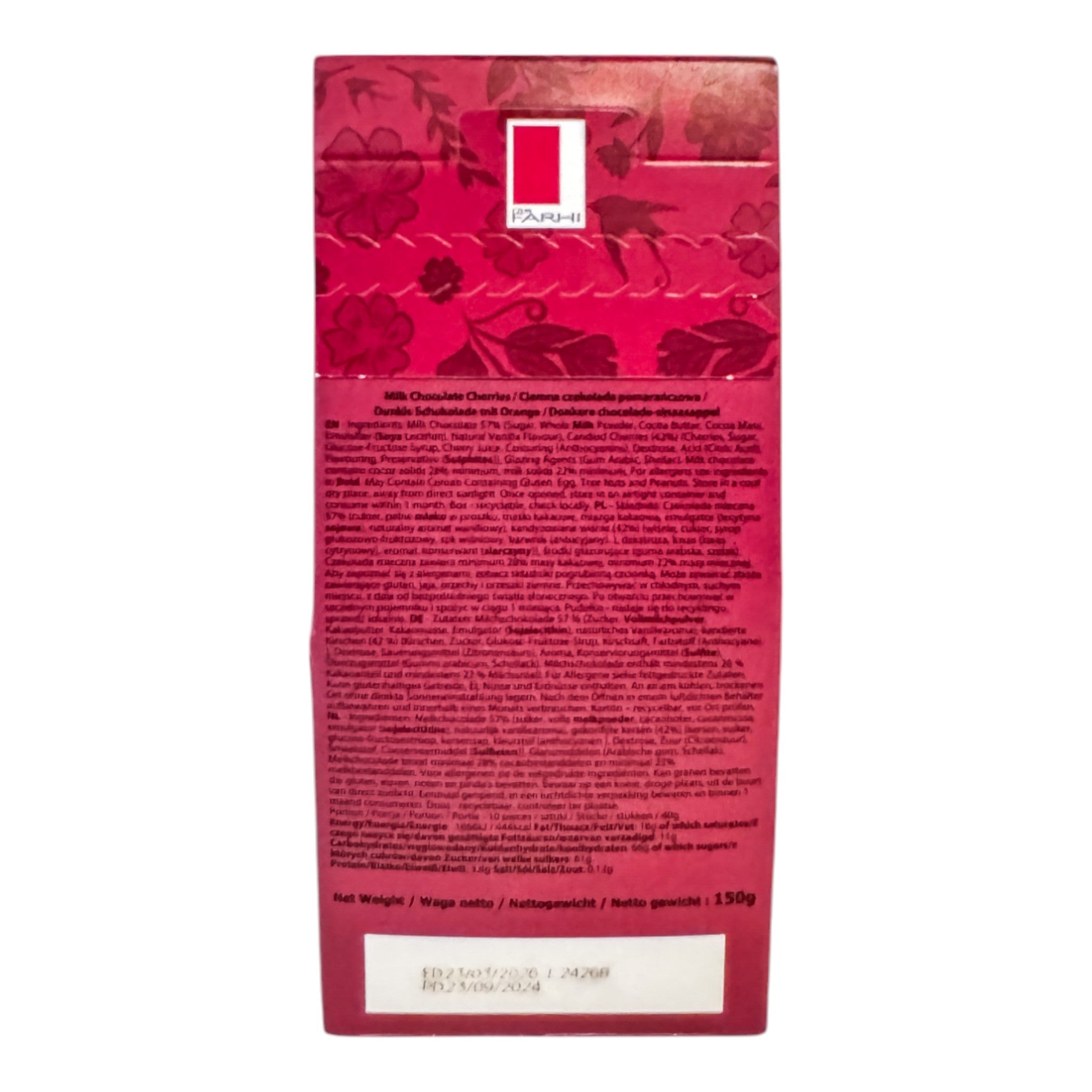 Milk Chocolate Cherries, Palm Oil Free, 150g-2