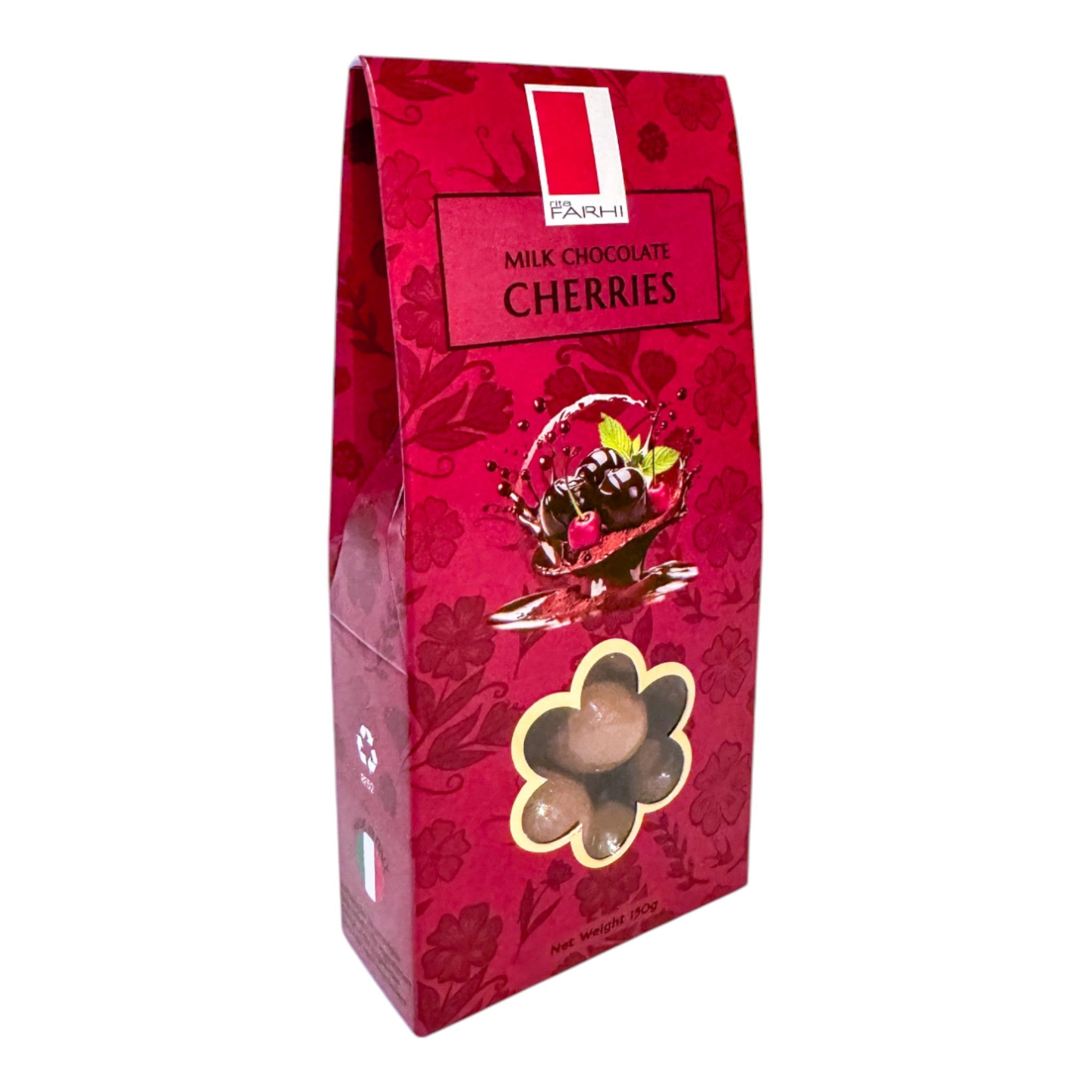 Milk Chocolate Cherries, Palm Oil Free, 150g-1