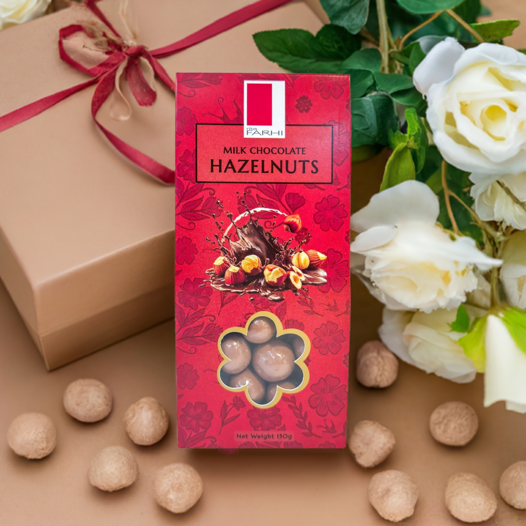 Milk Chocolate Hazelnuts, Palm Oil Free, 150g (Pack of 3)