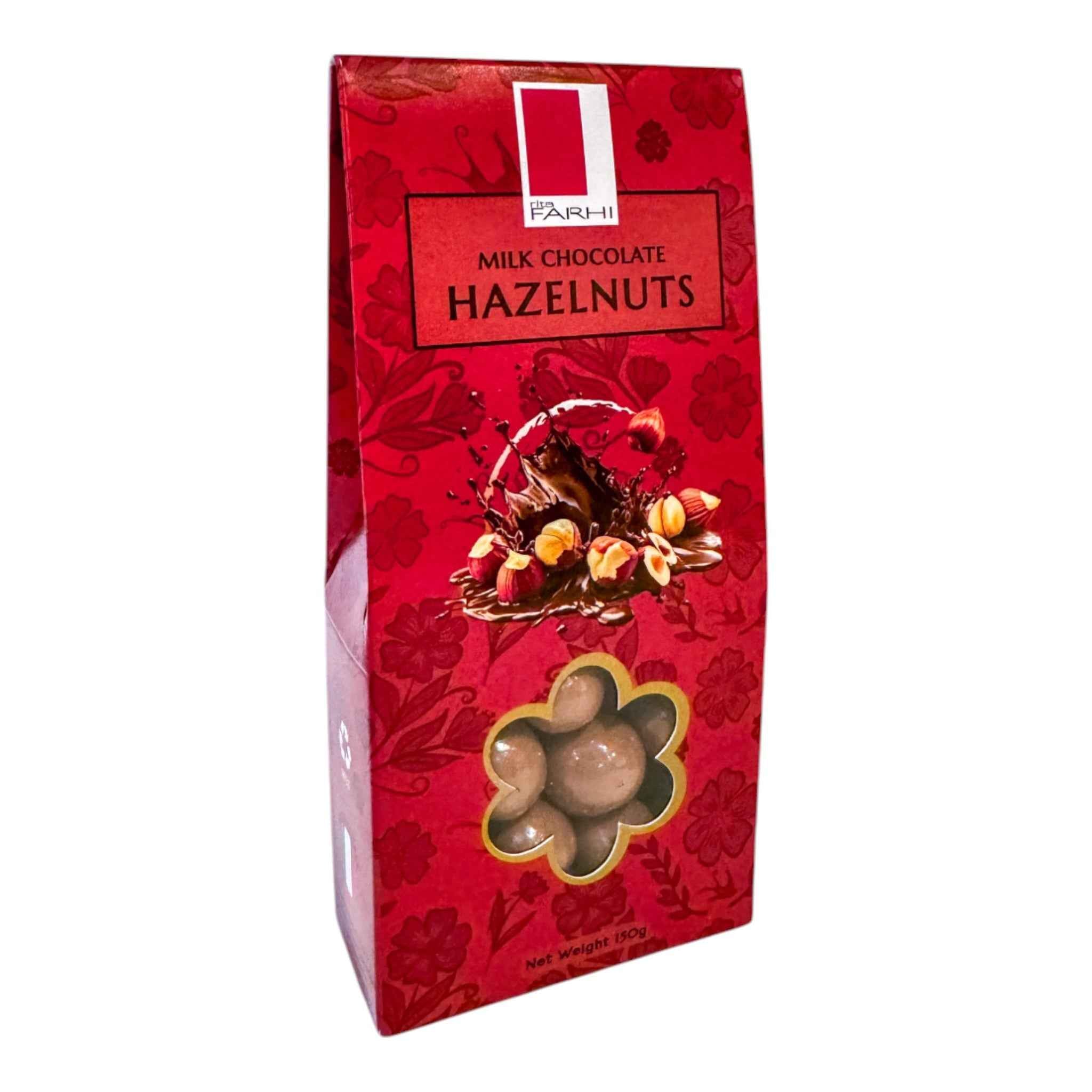 Milk Chocolate Hazelnuts, Palm Oil Free, 150g (Pack of 3)