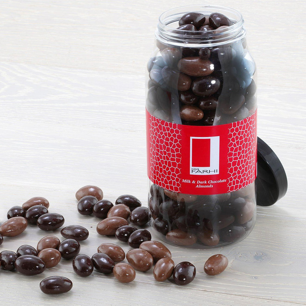 Assorted Milk and Dark Chocolate Coated Almonds, Palm Oil Free, 770g-1