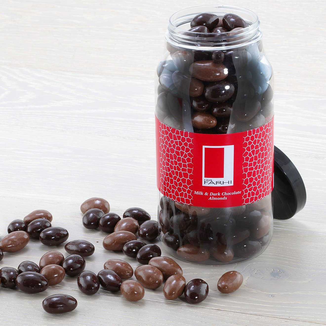 Assorted Milk and Dark Chocolate Coated Almonds, Palm Oil Free, 770g-1