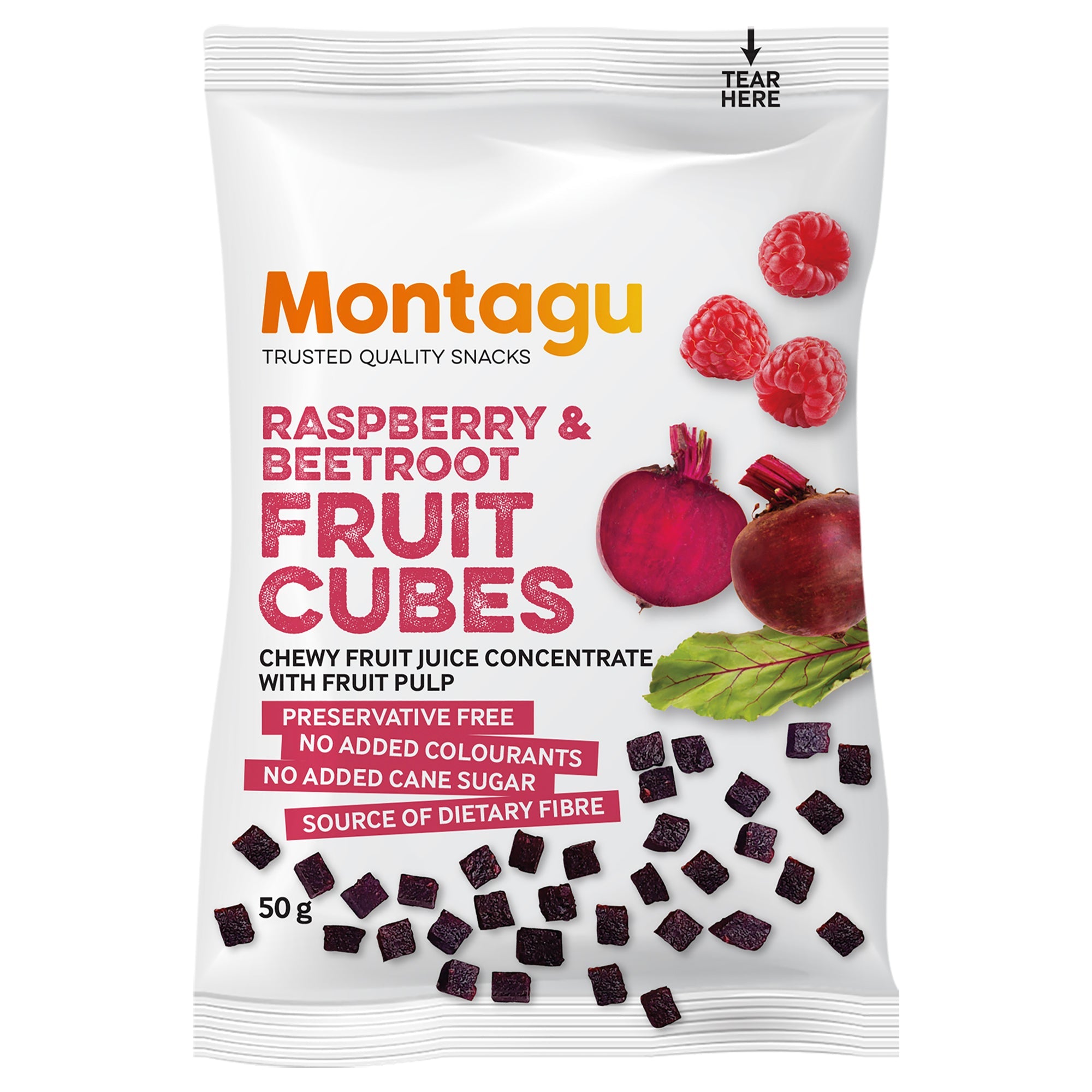 Montagu: Fruit Cubes - Raspberry & Beetroot-0