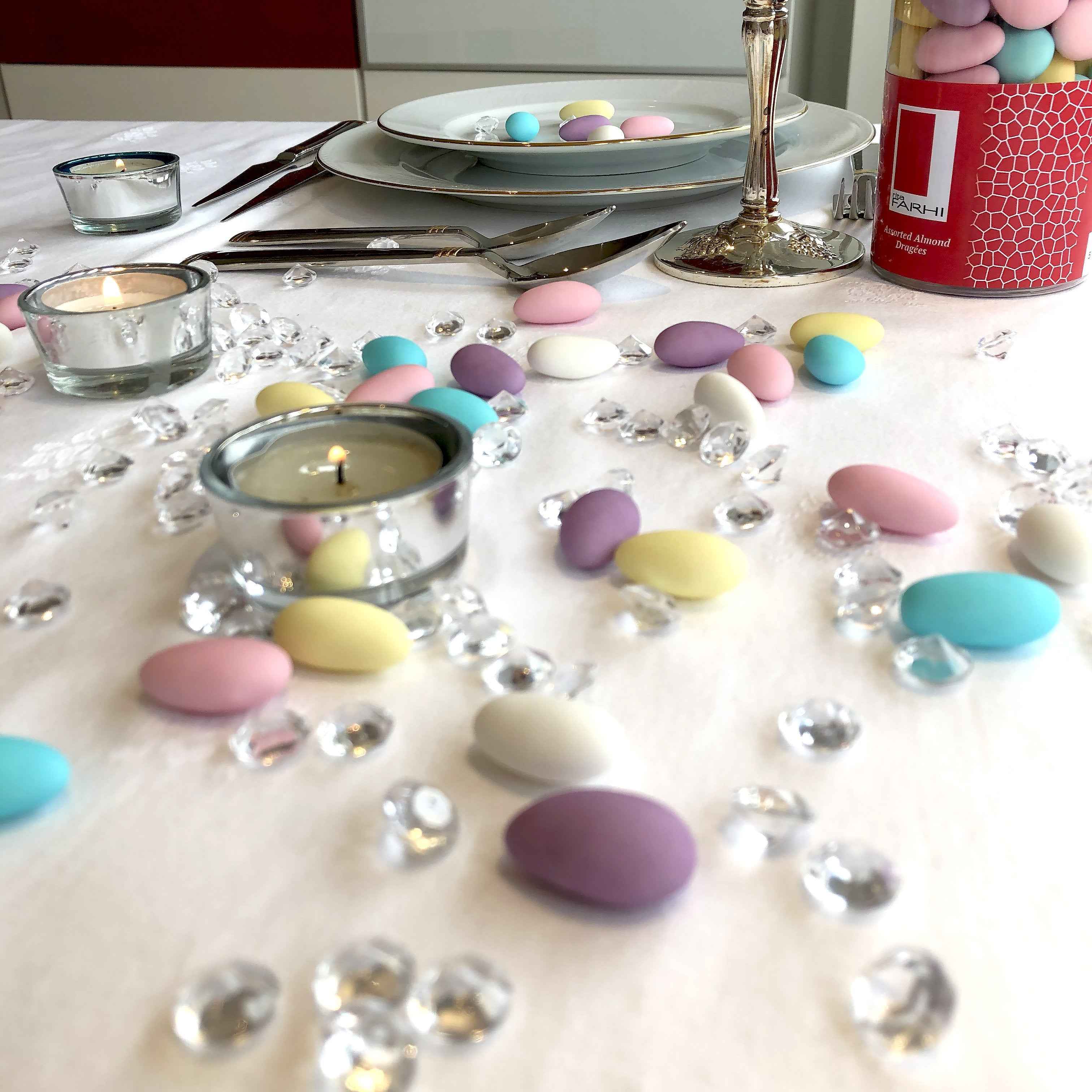 Pastel Sugared Almonds, 350g