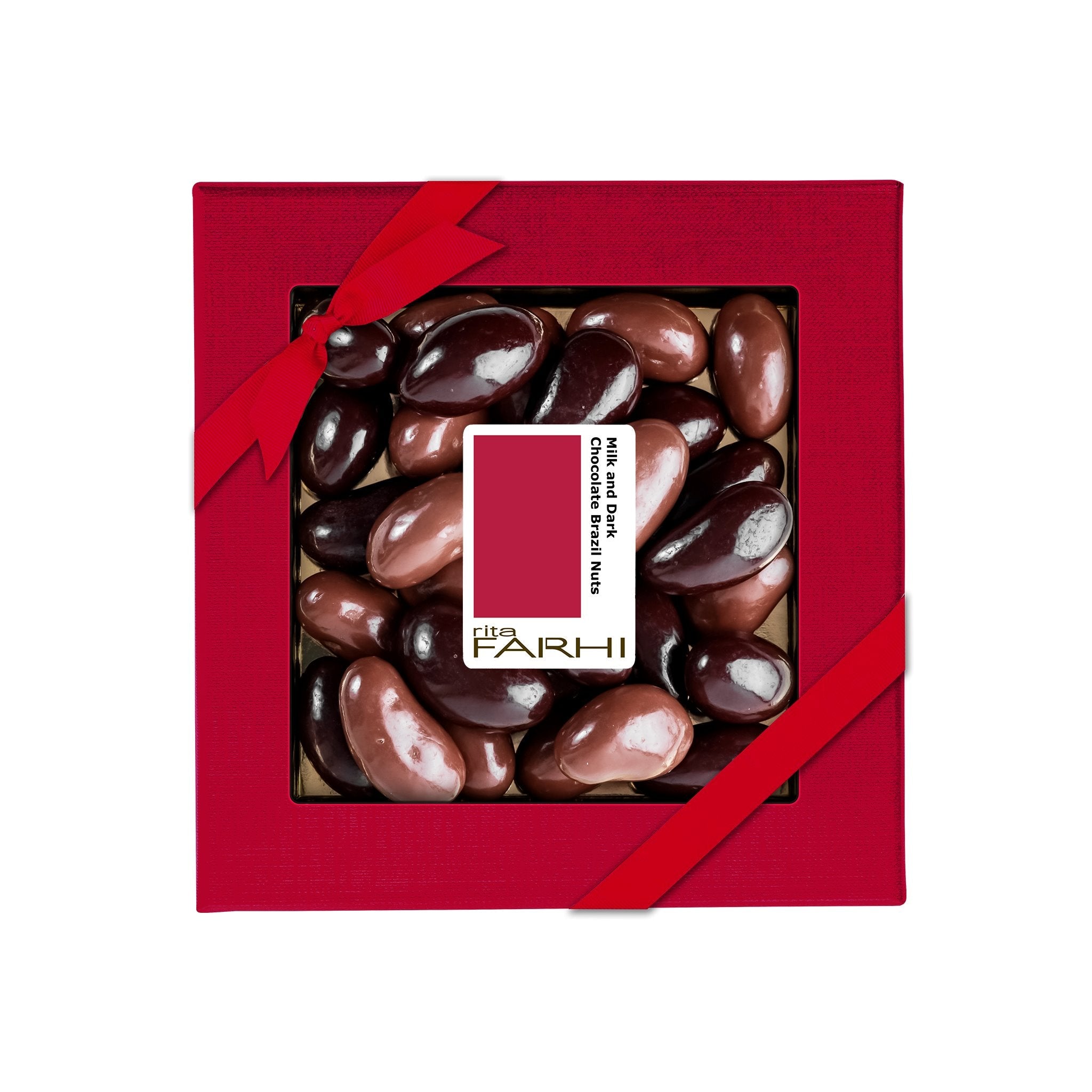 Assorted Milk and Dark Chocolate Coated Brazil Nuts, Palm Oil Free, 210g-0