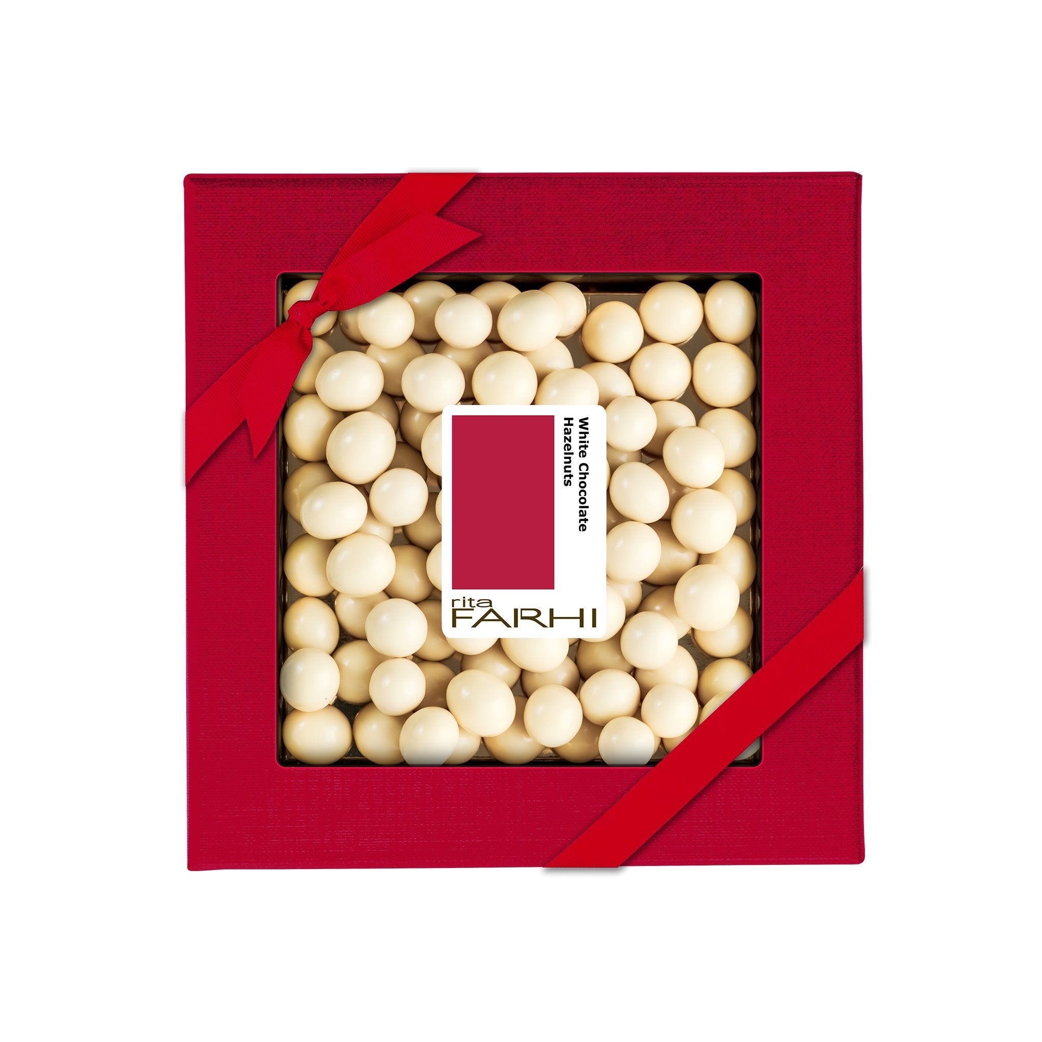 White Chocolate Coated Hazelnuts, Palm Oil Free, 200g-0
