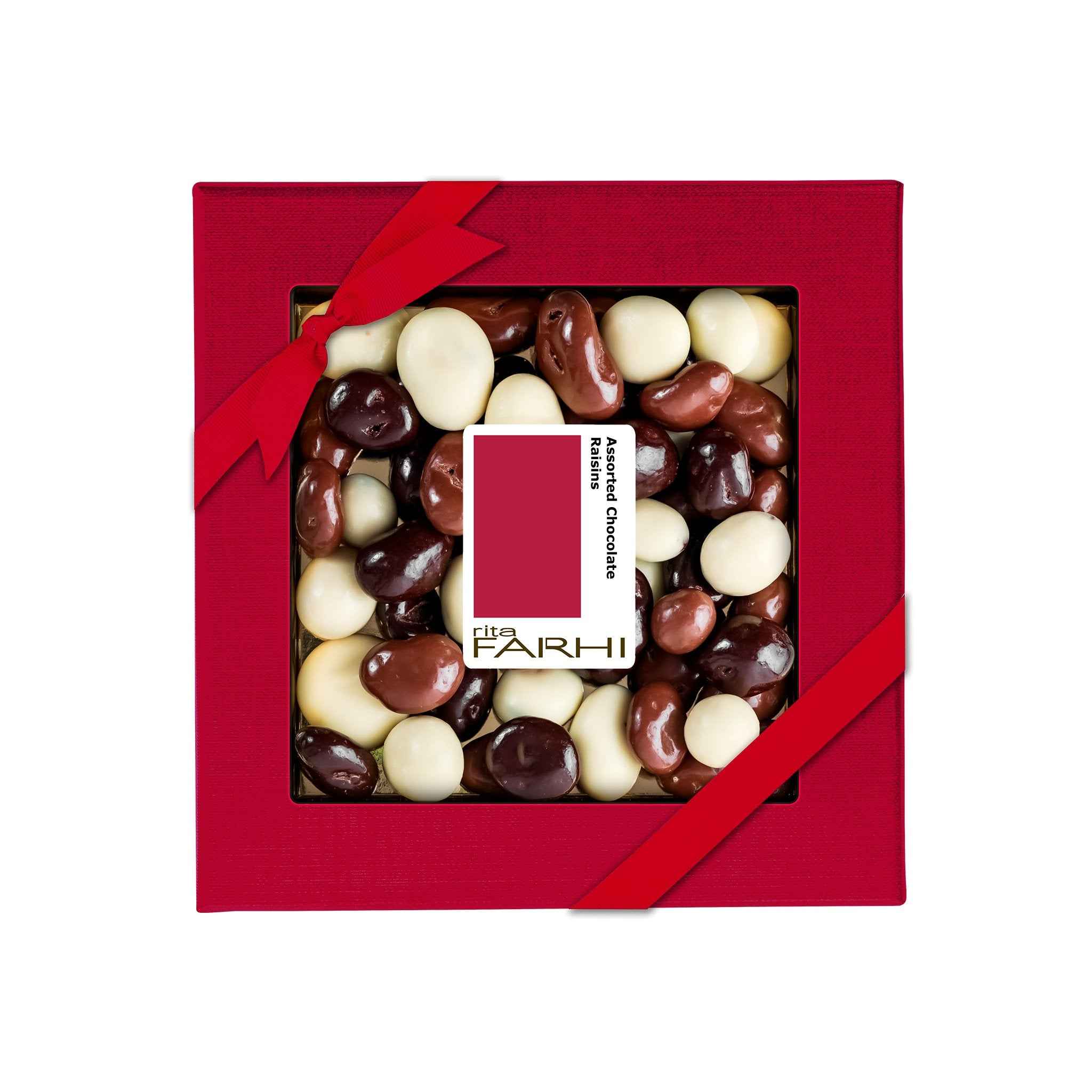 Assorted Chocolate Coated Jumbo Raisins, Palm Oil Free, 250g