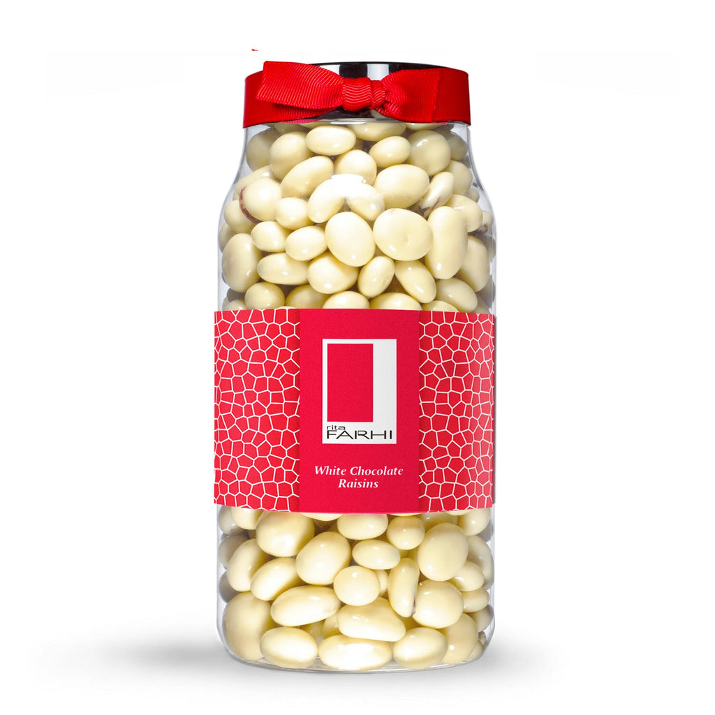 White Chocolate Coated Raisins, Palm Oil Free, 870g-0