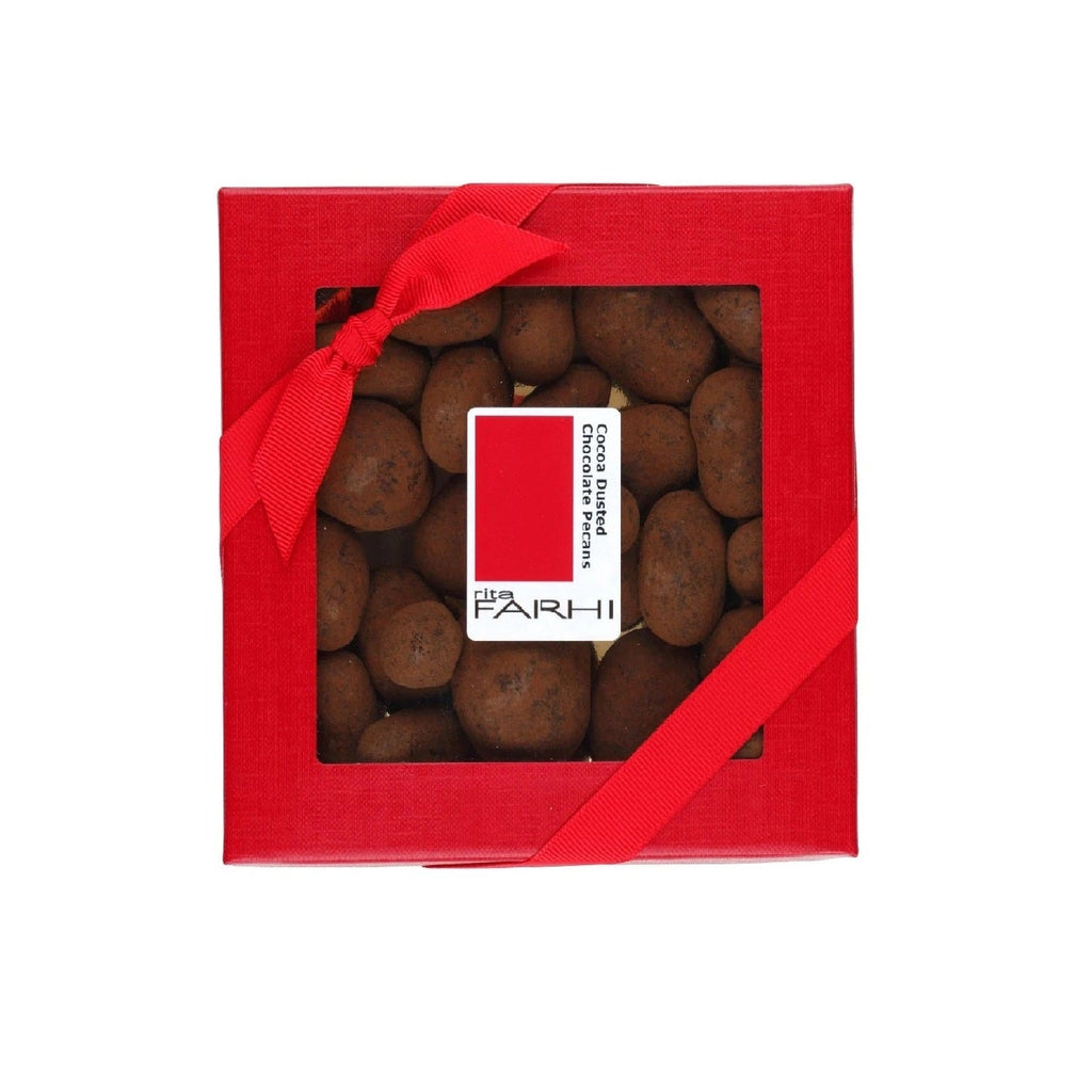 Cocoa Dusted Milk Chocolate Coated Caramelised Pecans with a Hint of Gianduja, Palm Oil Free, 170g