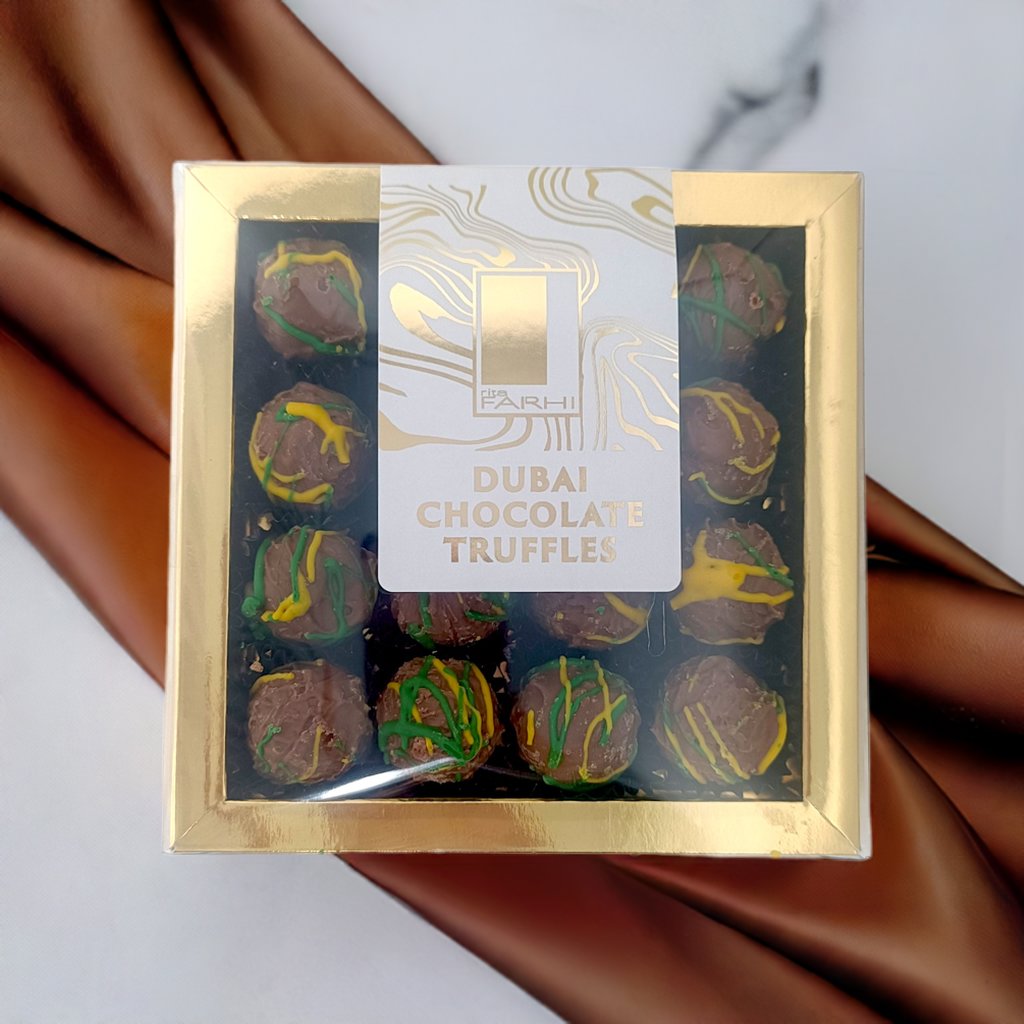 Dubai Chocolate Truffles in Luxury Gift Box, 144g-3