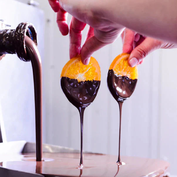 Belgian Dark Chocolate Dipped Candied Orange  Slices, 200g
