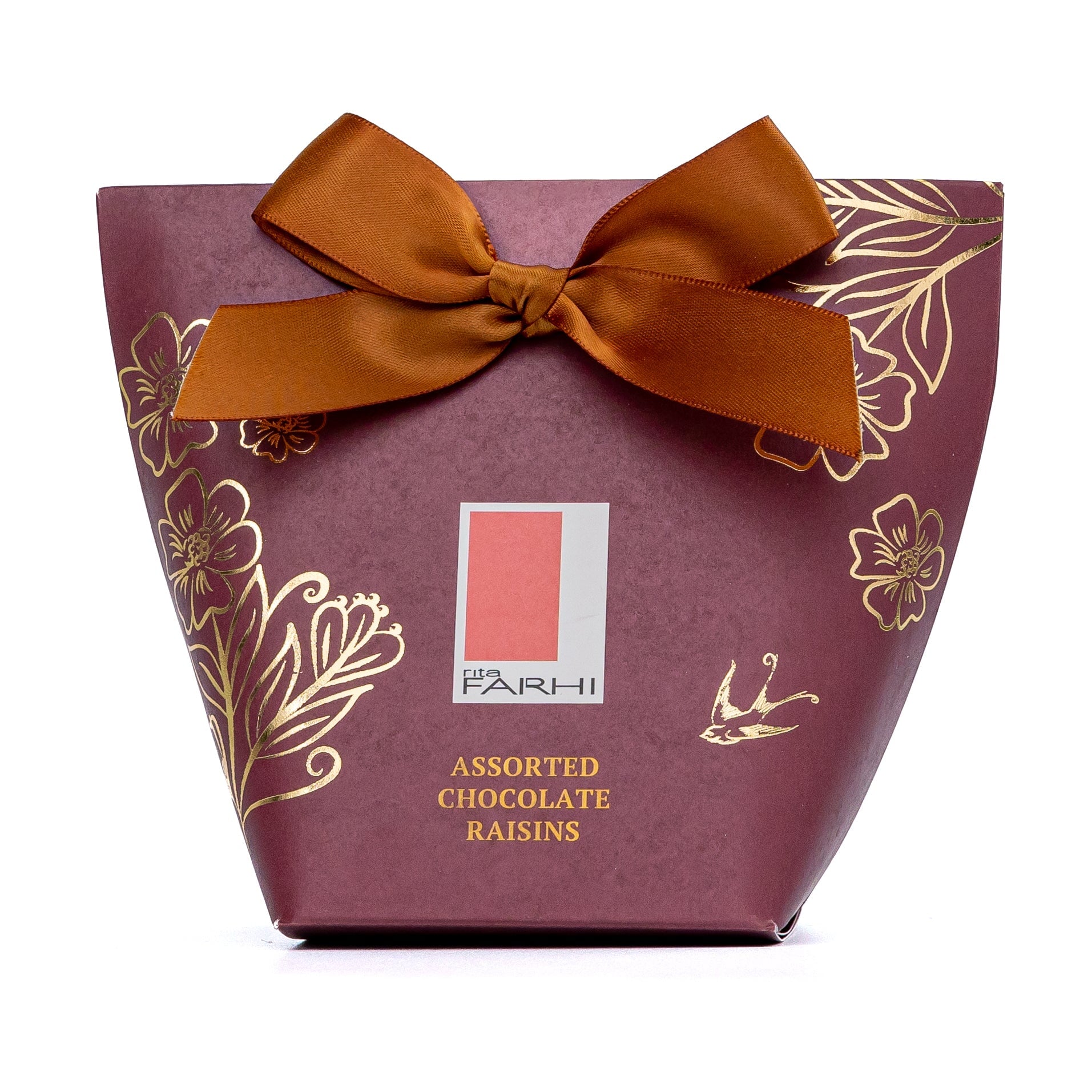 Assorted Chocolate Raisins in Bow Box, 130g-0