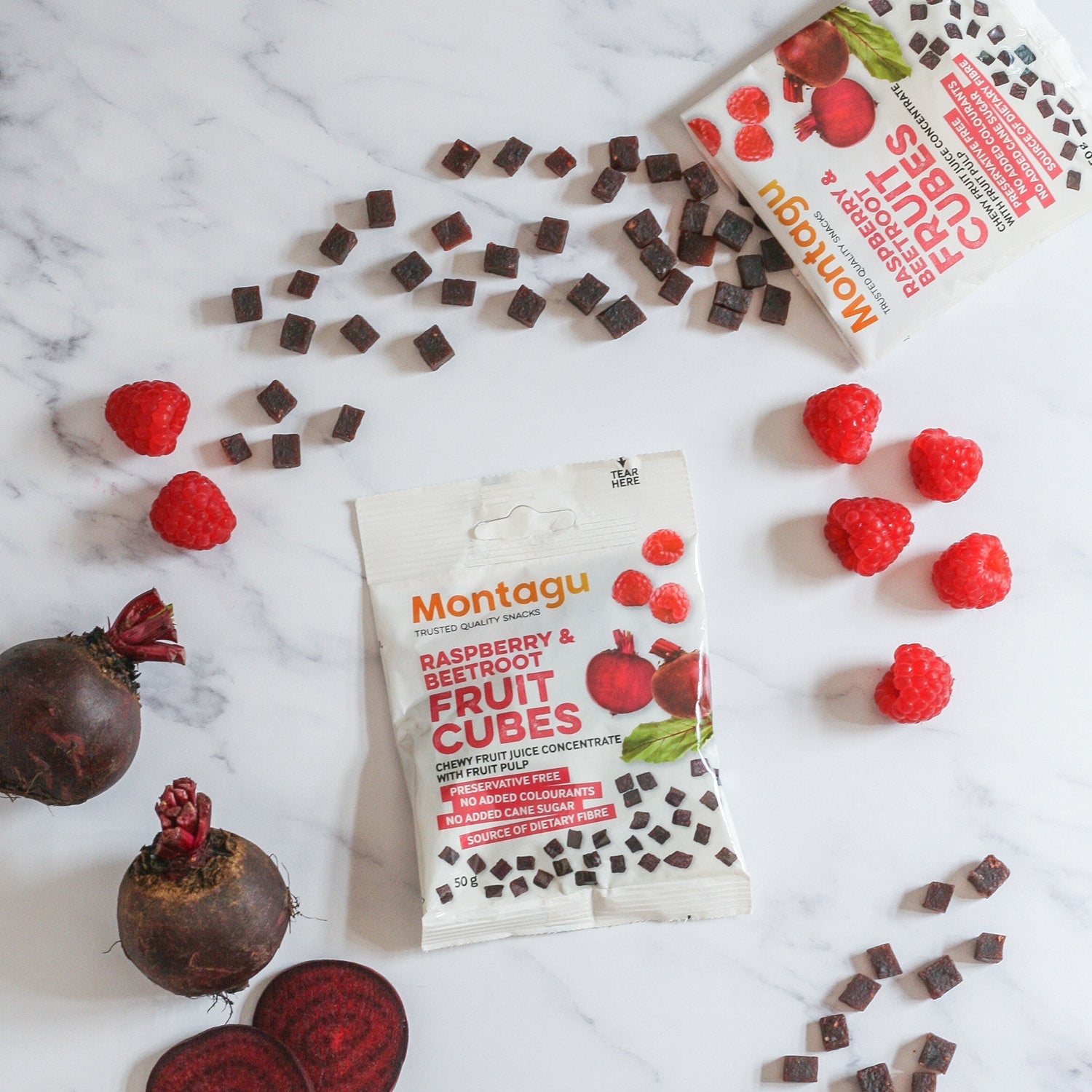 Montagu: Fruit Cubes - Raspberry & Beetroot-1
